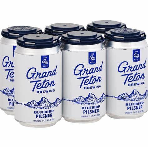 Grand Teton Bluebird Pilsner 6pk cans