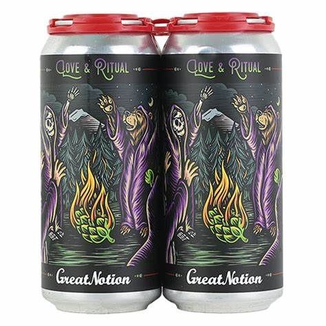 Great Notion Love and Ritual Hazy  IPA 4pk cans
