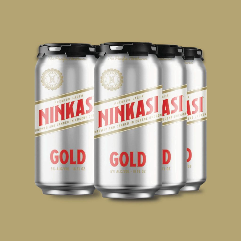 Ninkasi Gold Lager 6pk 16 oz cans