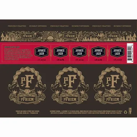 Pfriem Japanese Lager 4pk 16oz cans