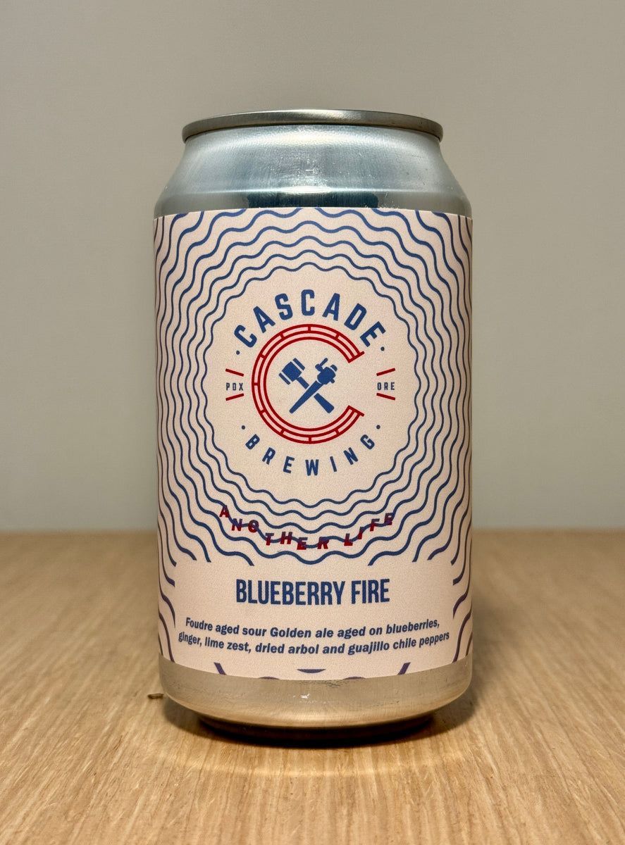 Cascade Brewing Blueberry Fire 4pk cans single