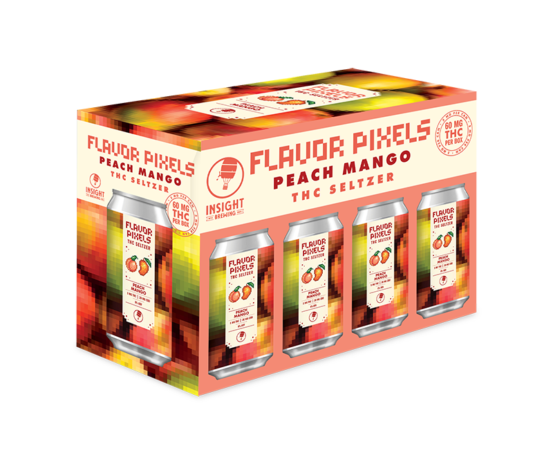 Fall River Beach Pop Peach Mango Seltzer 6pk cans