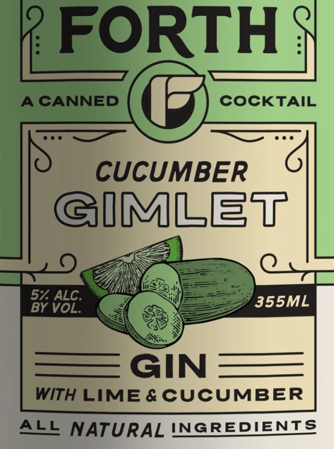 Forth Cucumber Gimlet 4pk can