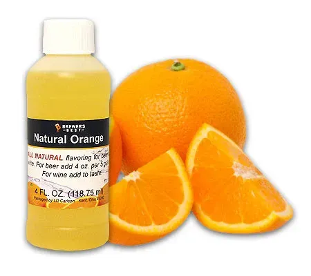 Orange natural fruit flavor 4oz