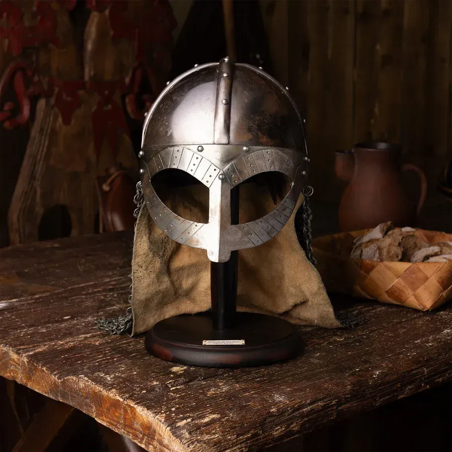 Viking War Helmet with Stand
