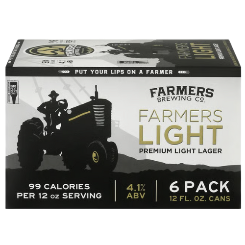 Farmers Brewing Light Premium Lager 6pk cans