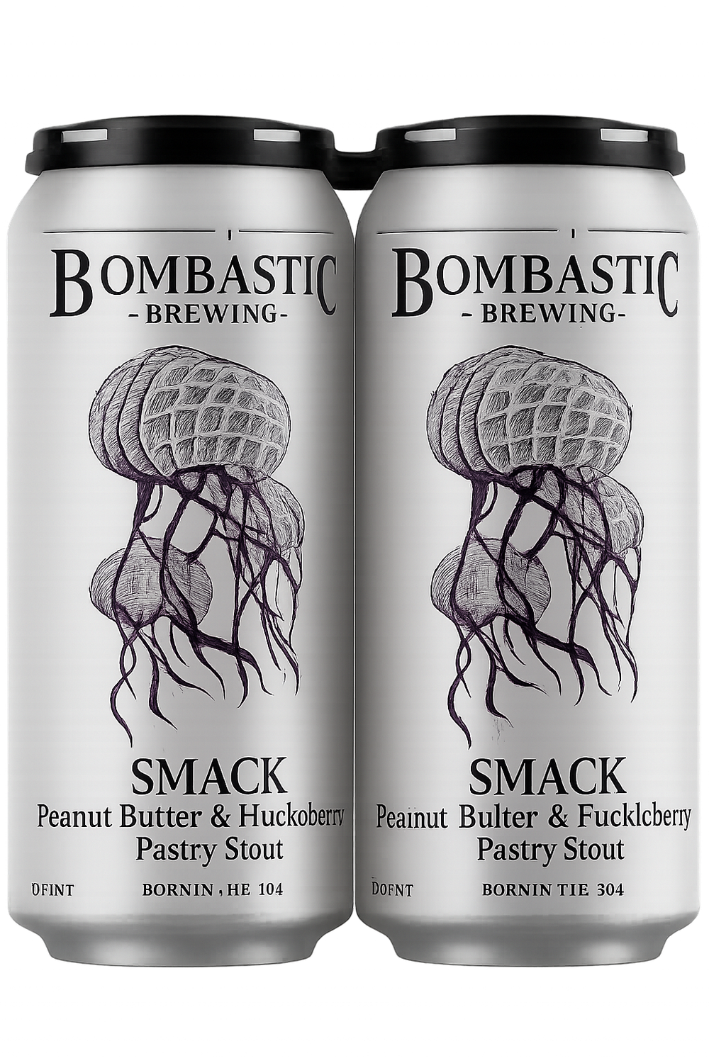 Bombastic Smack PB&amp;J Pastry Stout 16oz 4pk can