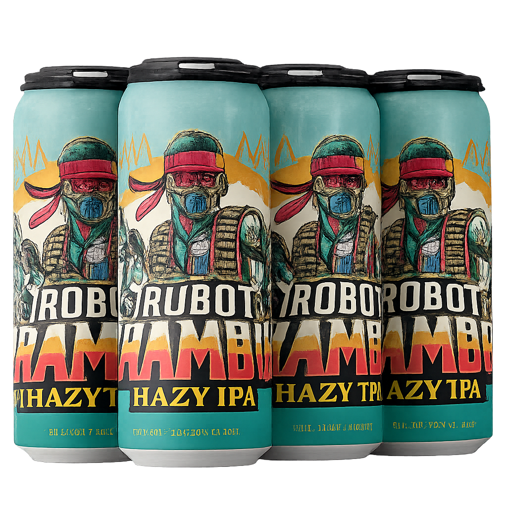 Lost Grove Robot Rambo Hazy IPA 4pk