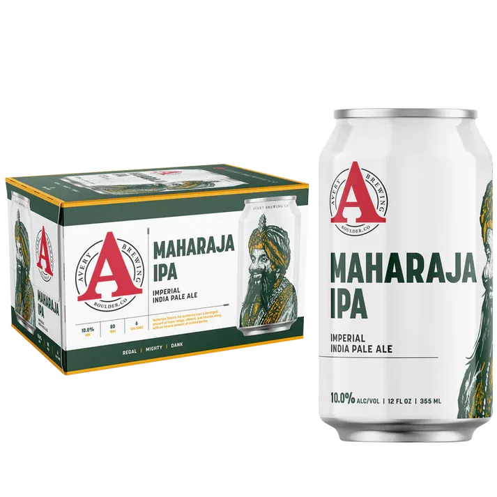 Avery Brewing Maharaja Imperial IPA 6pk can