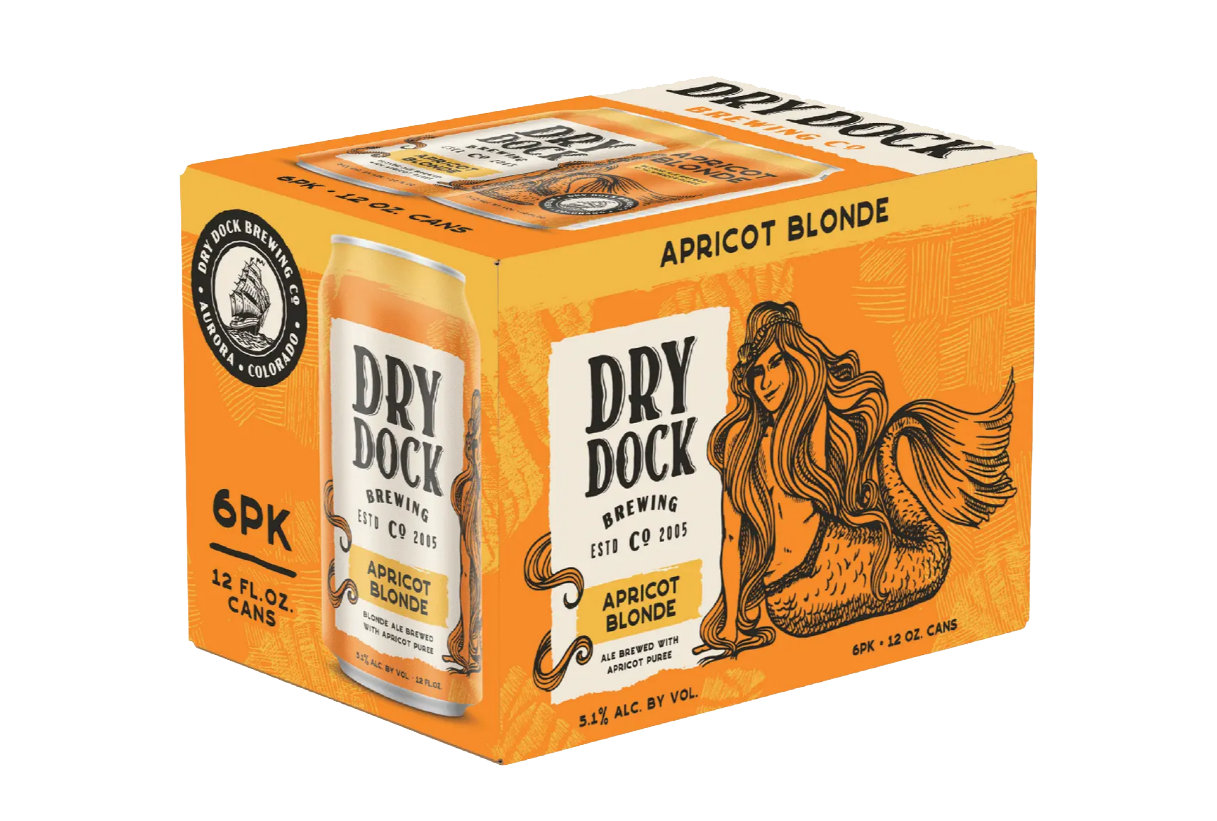 Dry Dock Brewing Apricot Blonde 6pk cans