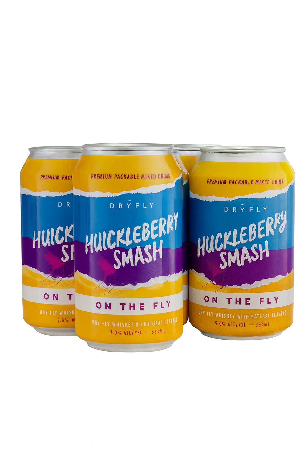 Dry Fly Huckleberry Smash 4pk can