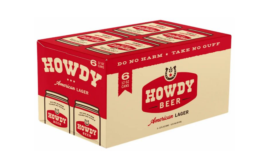 Howdy Beer Co. American Lager 6pk cans