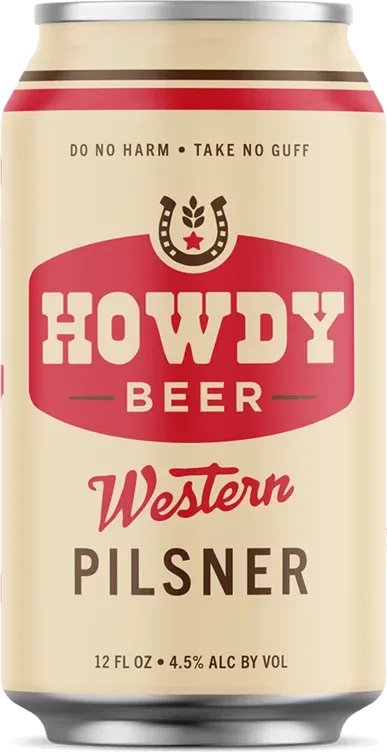 Howdy Beer Co. American Lager 6pk cans single