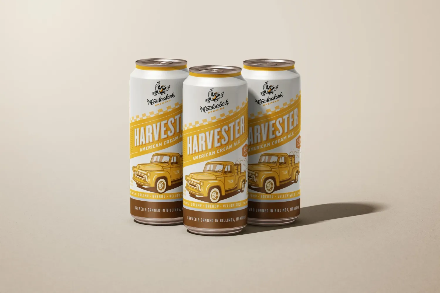 Meadowlark Brewing Harvester Cream Ale 4pk cans