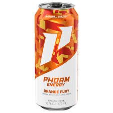 Phorm Orange Fury Energy Drink 16oz