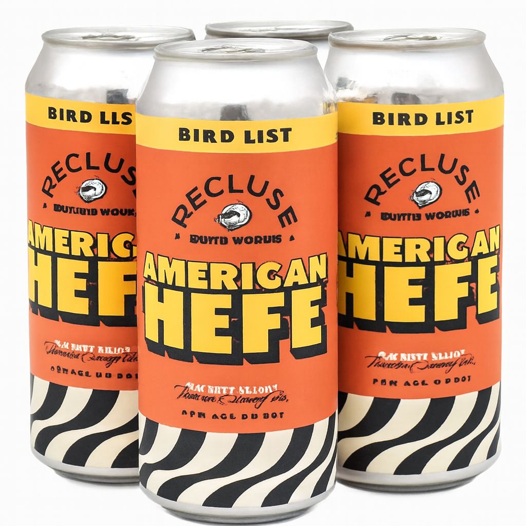 Recluse Bird List American Hefe 4pk cans