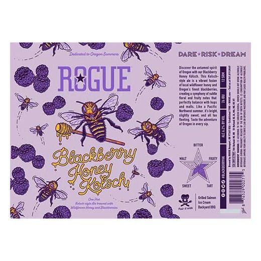 Rogue Blackberry Honey Kolsch 4pk cans