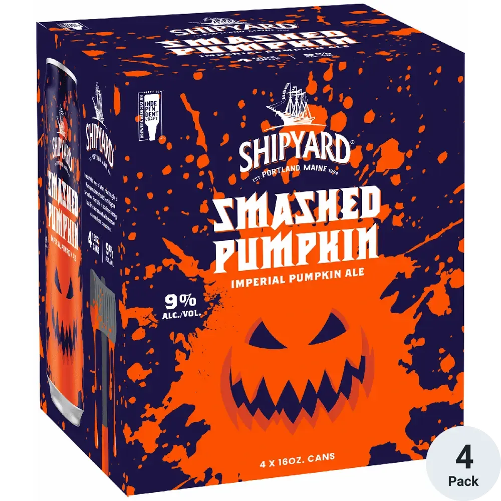 Shipyard Smashed Pumpkin Ale 4pk 16oz cans