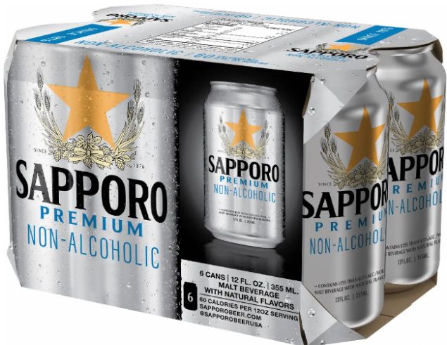 Sapporo Premium Non-Alcoholic 6pk