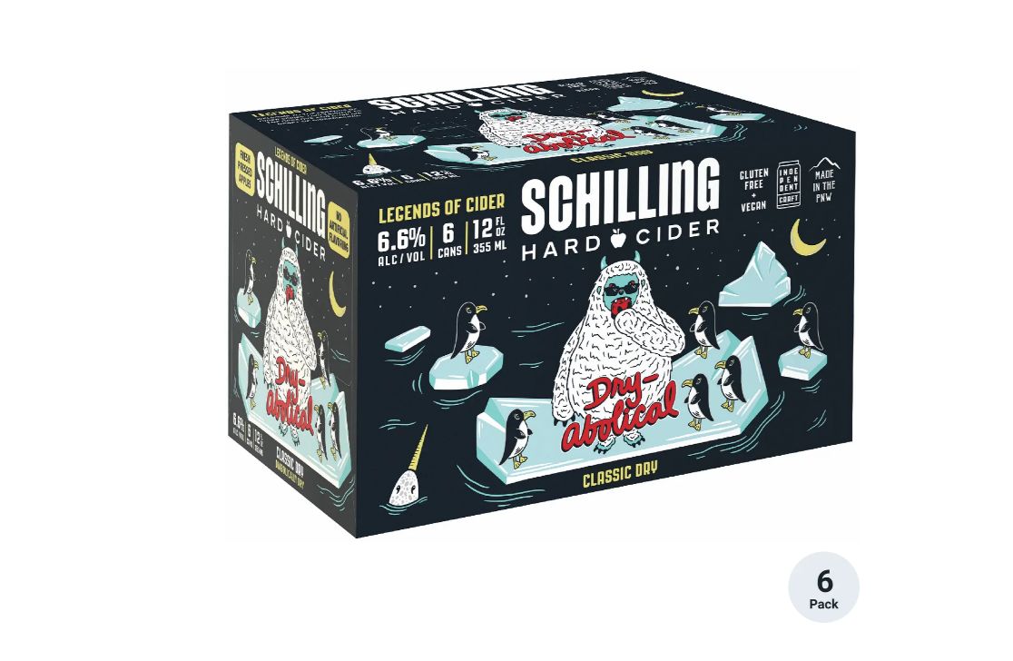 Schilling Dry-Abolical 6 pack cans