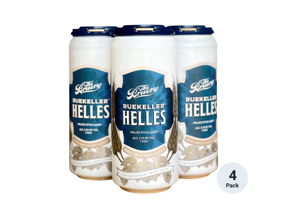 The Bruery Ruekeller Pilsner 4pk cans