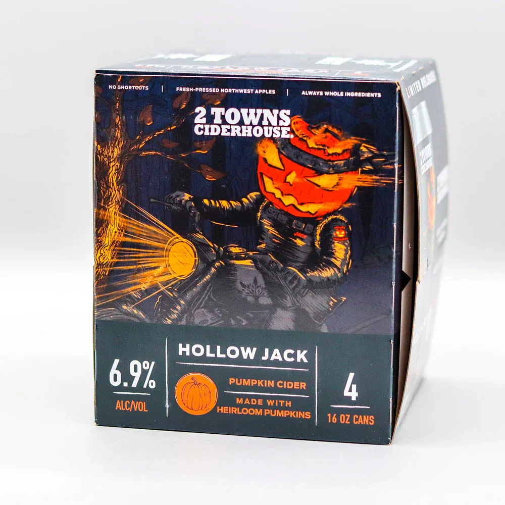 Two Towns Hollow Jack'd Cider 4pk 16oz cans