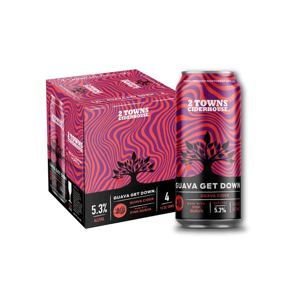Two Towns Guava Get Down 4pk cans