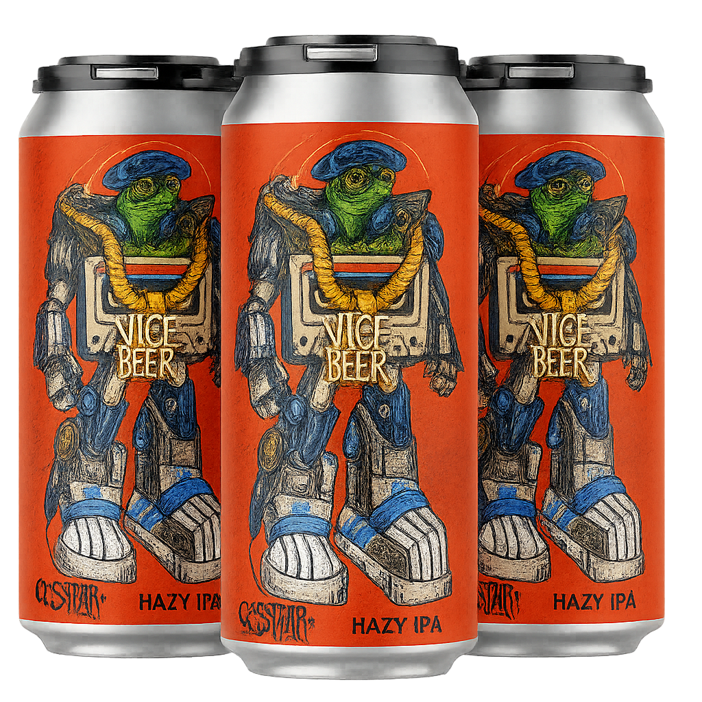 Vice Ribbit Robot Hazy IPA 4pk cans