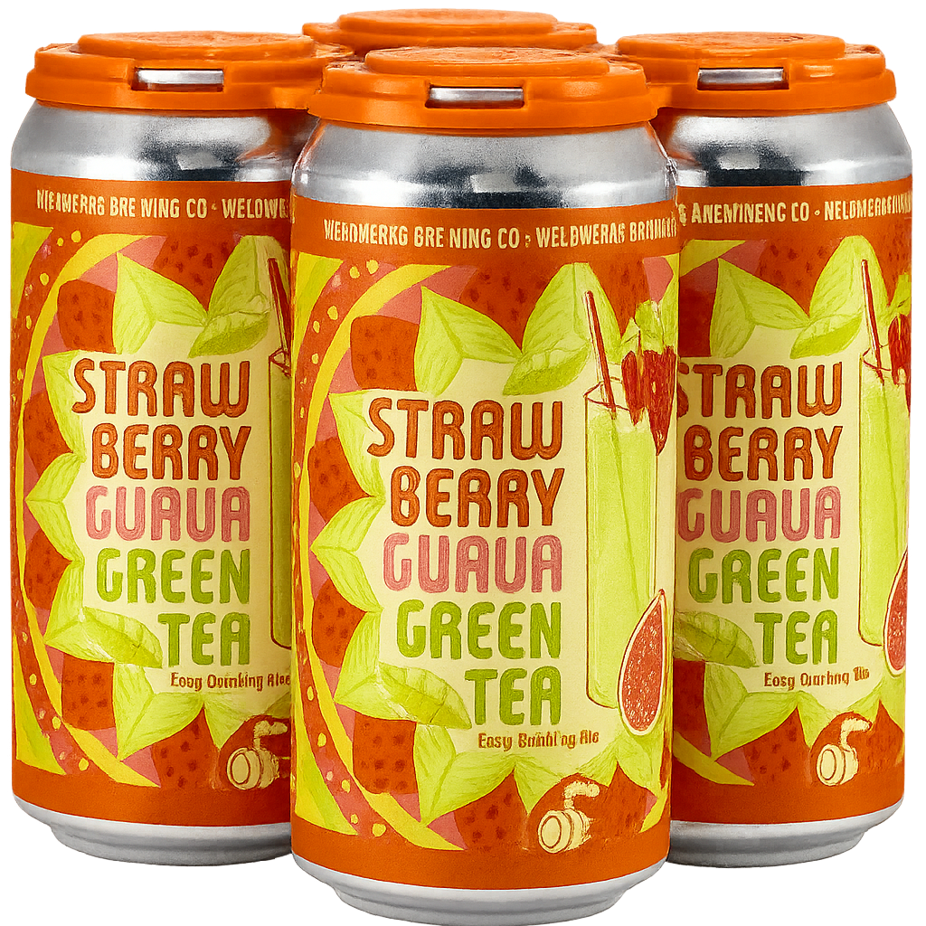 Weldwerks Strawberry Guava Green Tea Ale 4pk