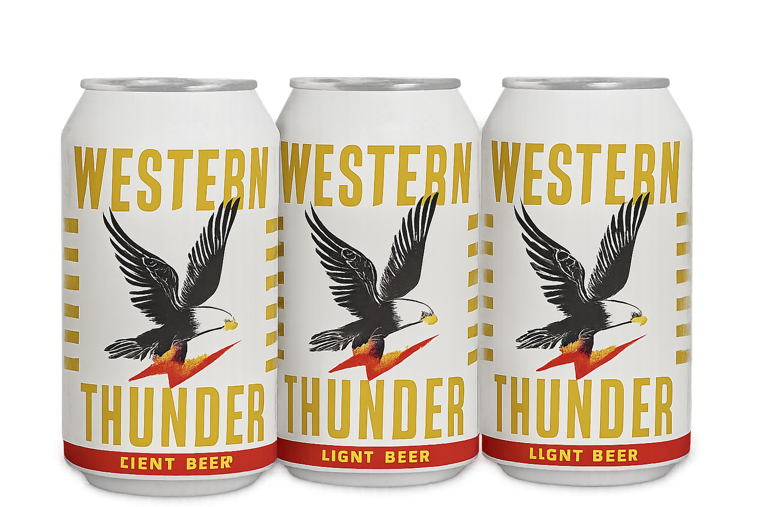 Western Thunder Light Beer 6pk cans