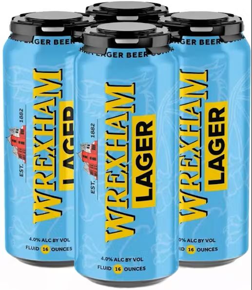 Wrexham Lager 4pk cans