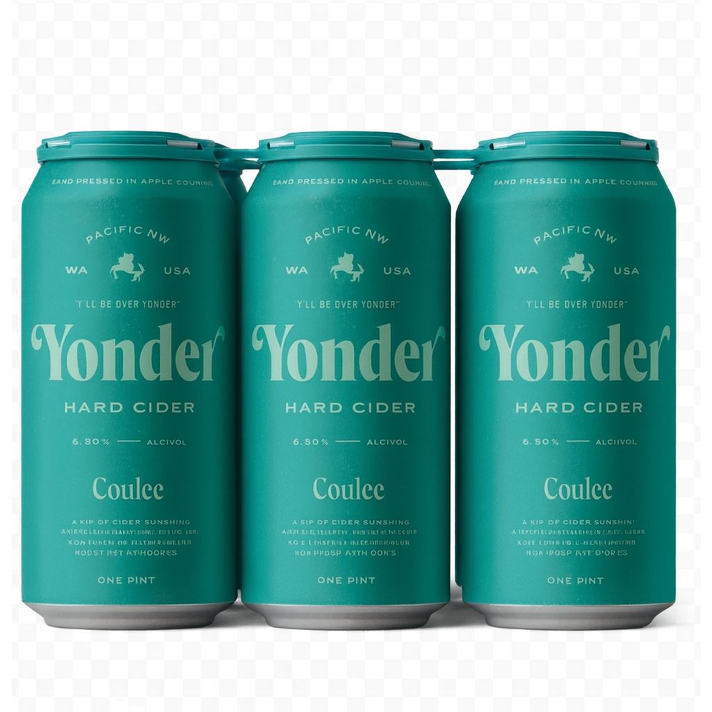 Yonder Coulee Hard Cider 4pk cans