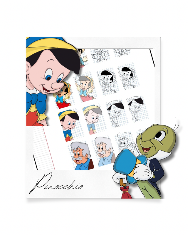 Stiker’s Bloc Notes _ Pinocchio