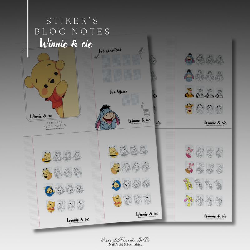 Stiker’s Bloc Notes - Winnie & cie