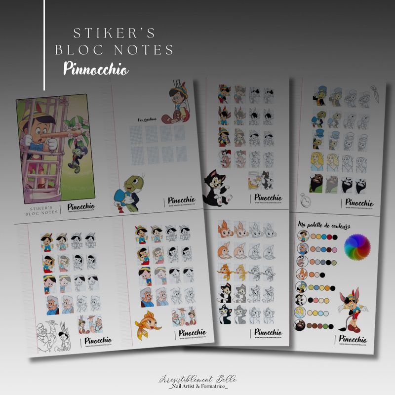 Stiker’s Bloc Notes - Pinocchio