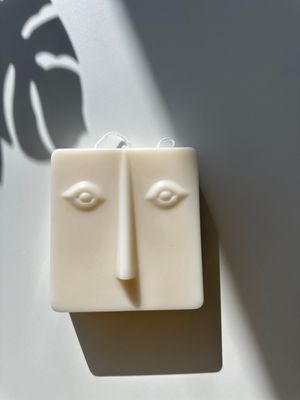Square face candle