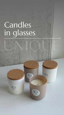 Candle in glass