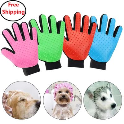 2in 1 Pet Grooming and Massage Glove for Dogs and Cats