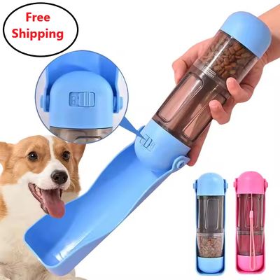 Portable 3-in-1 Dog Feeder Drinker
