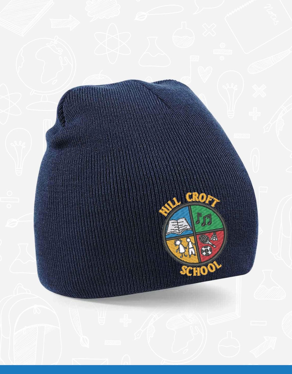 Hillcroft School Beanie (BB44)