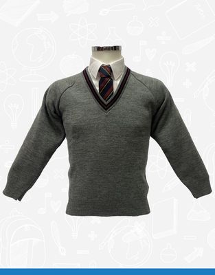 Belfast Royal Academy Grey V-Neck