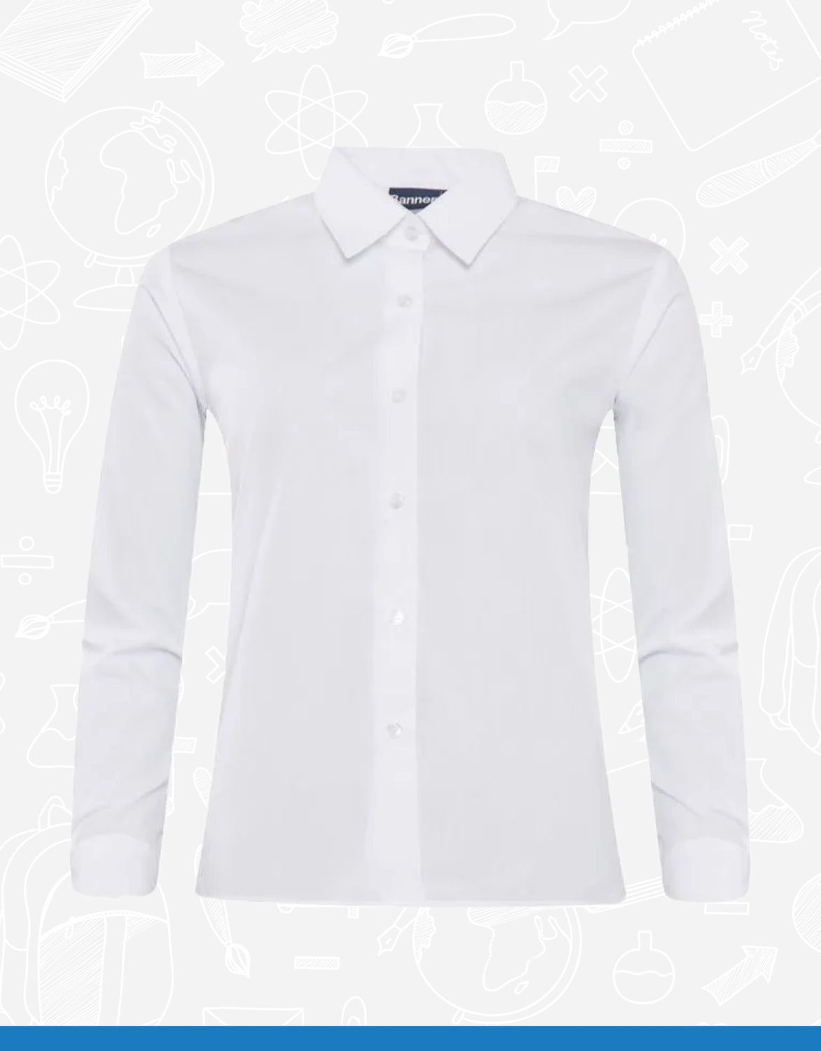 Girls Twin Pack L/S Blouse (913350)