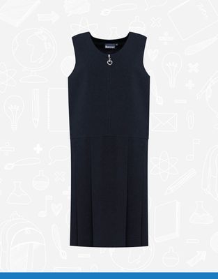 Navy Lynton Pleated Pinafore (913704)