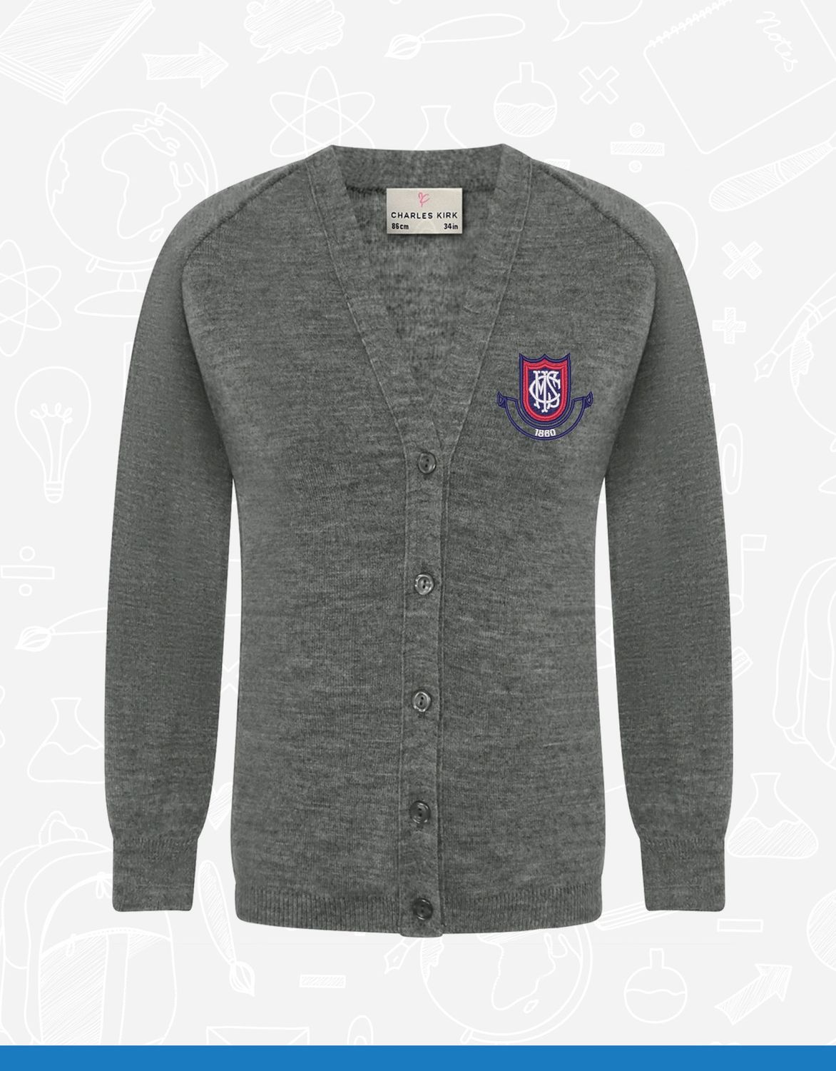 Model Primary Grey Cardigan (4407)