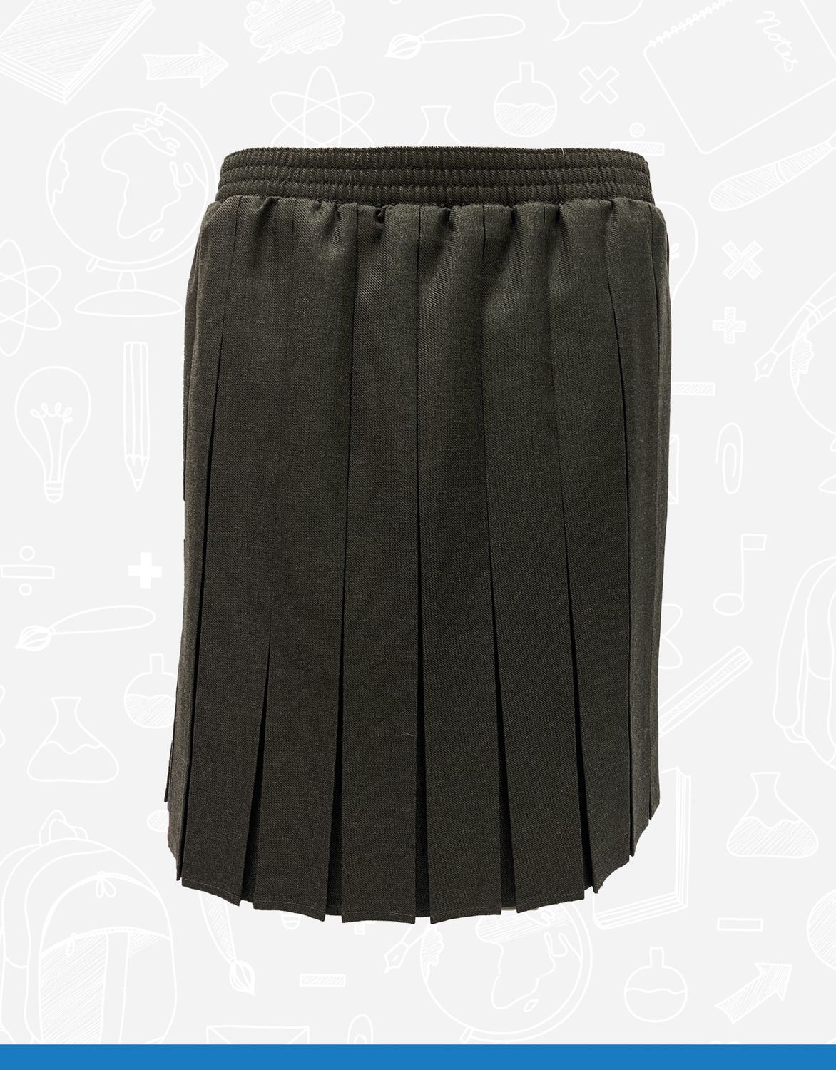 Grey Elastic Waist Skirt (SS 153)