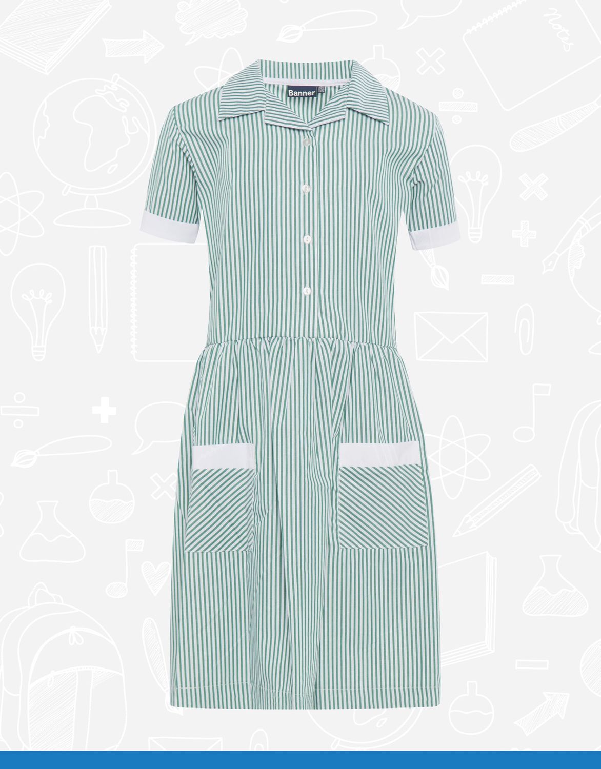 Green Kinsale Stripe Dress (913119)