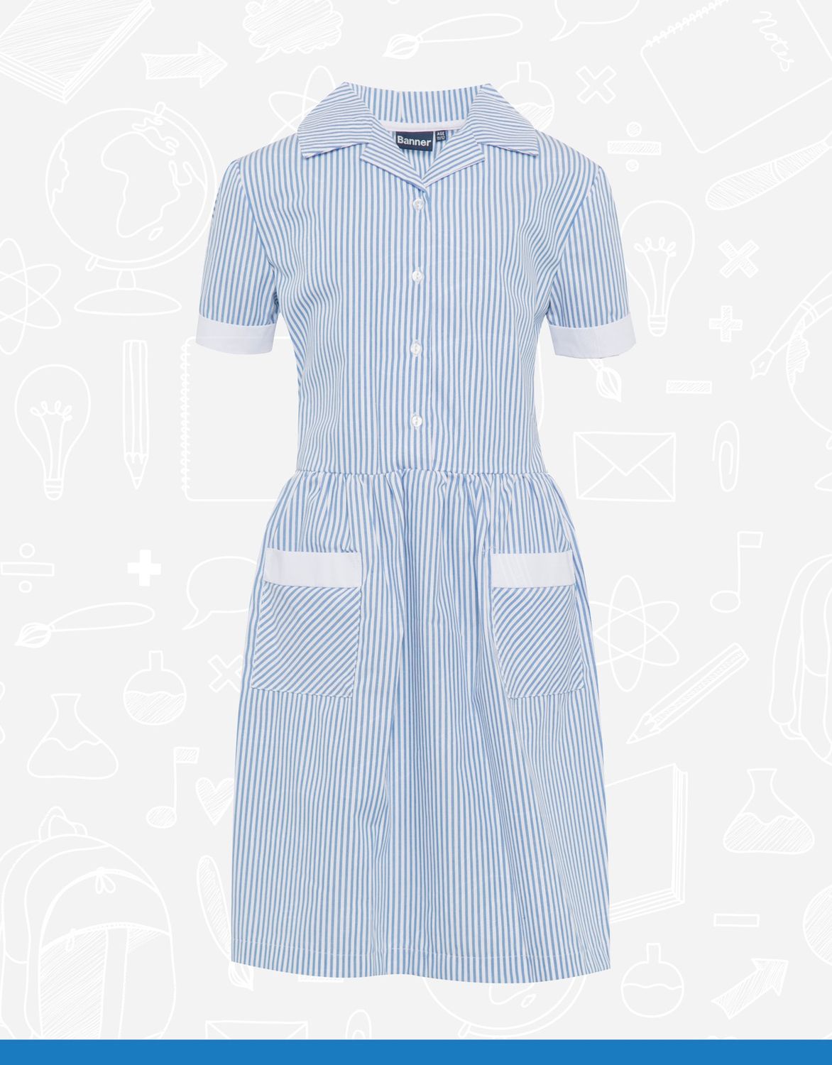 Blue Kinsale Stripe Dress (913119)