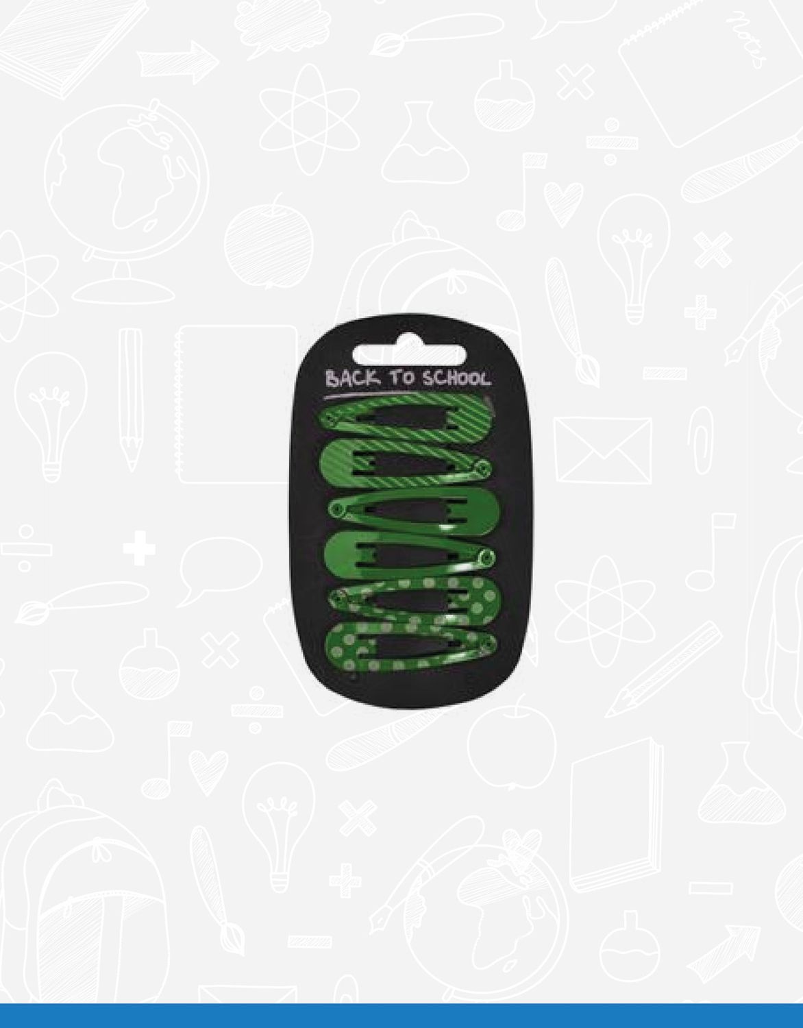 Sleepies Hair Clips (NWT300), Colour: Bottle, Size: One Size