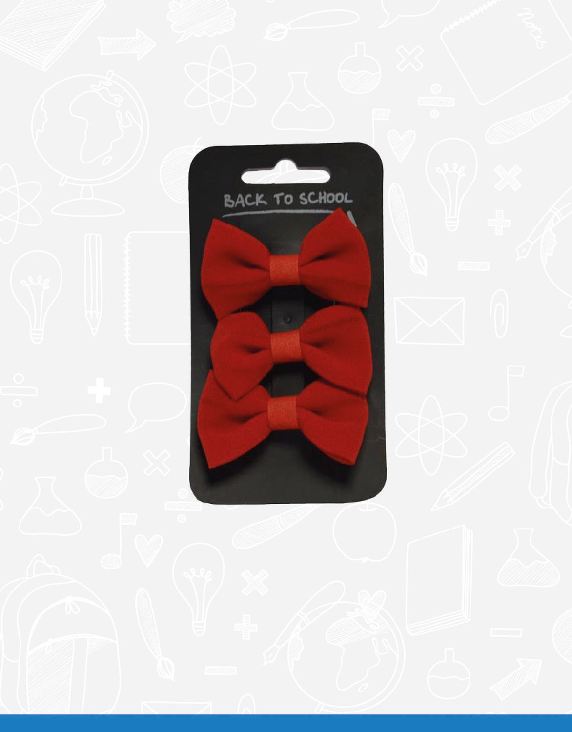 3 Pack Clip on Bows (NWT309)