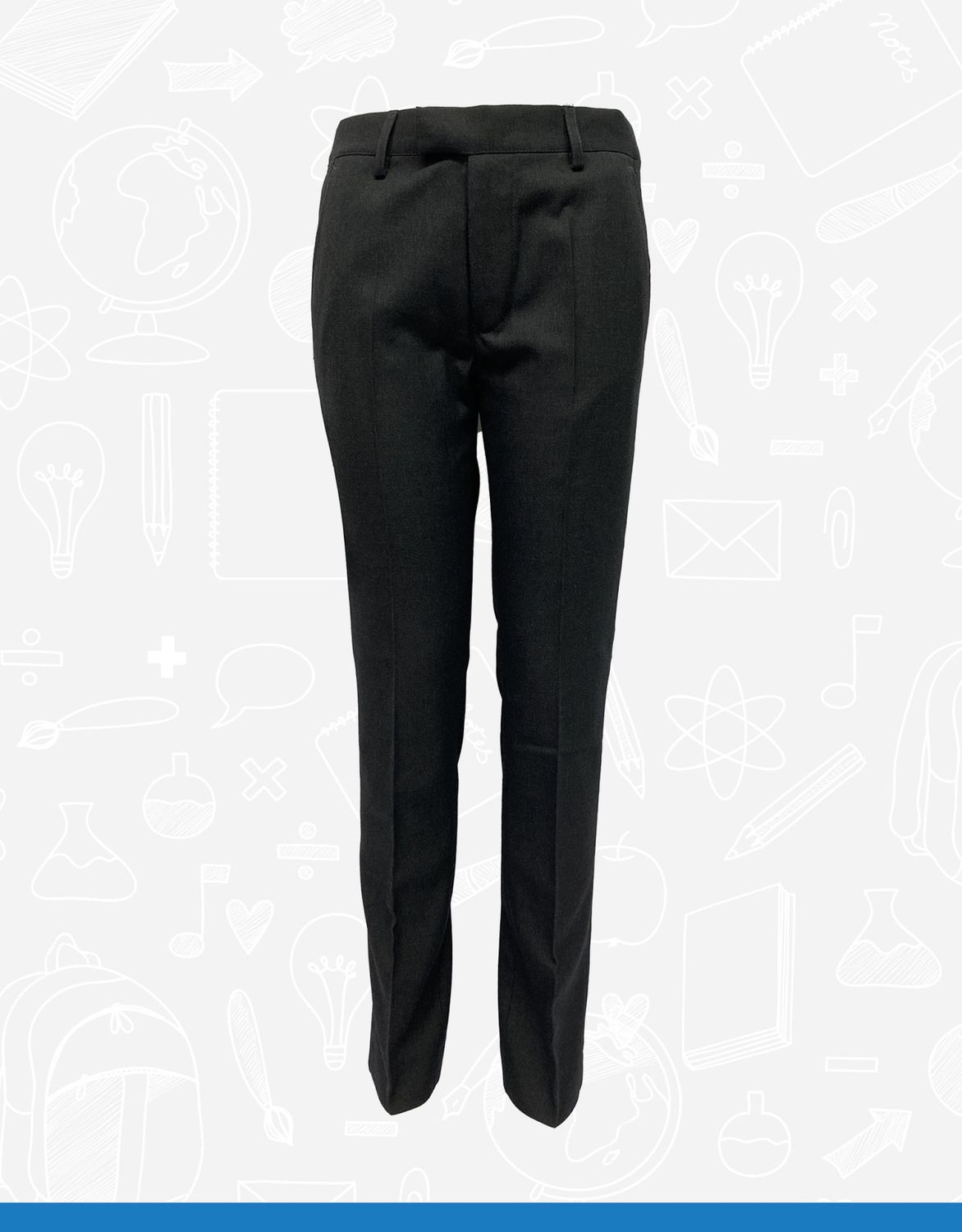 Grey Slim Fit Elasticated Trouser (Karl)
